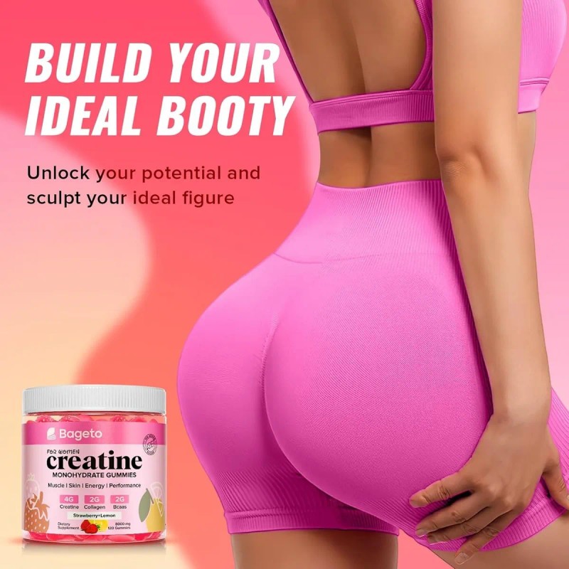 Creatina Monohidratada Gummies With Collagen Gomitas Fitness