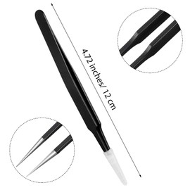 Mini Bead Tweezers Fuse Bead Tweezers Craft Beading Tweezers for Manual DIY Craft Supplies (5)