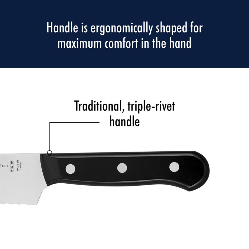 HENCKELS Solution Razor-Sharp Steak Knife Set of 4, German Engineered