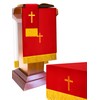 Cutecrop Set of 3 Reversible Parament Set Clergy Table Runner