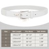LALATCH Elastic Braided Leather Belt Mens Stretch Belt Woven Golf