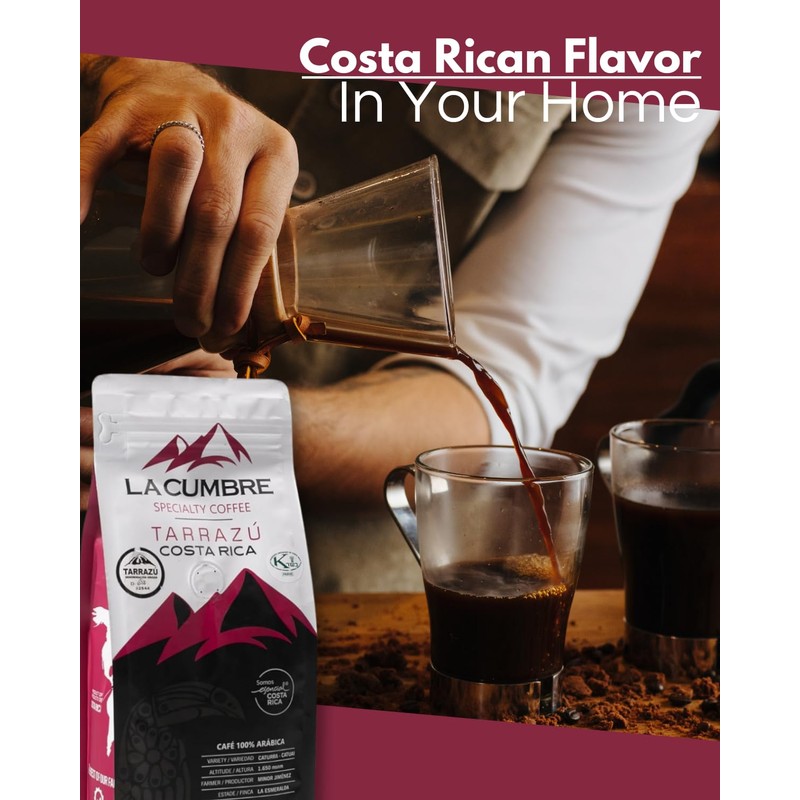 La Cumbre Specialty Coffee Whole Bean Medium Roast, Arabica Beans,