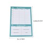 KICHOUSE Weekly Household Calendar Food Notebook 2pcs Tearable Diet Planner