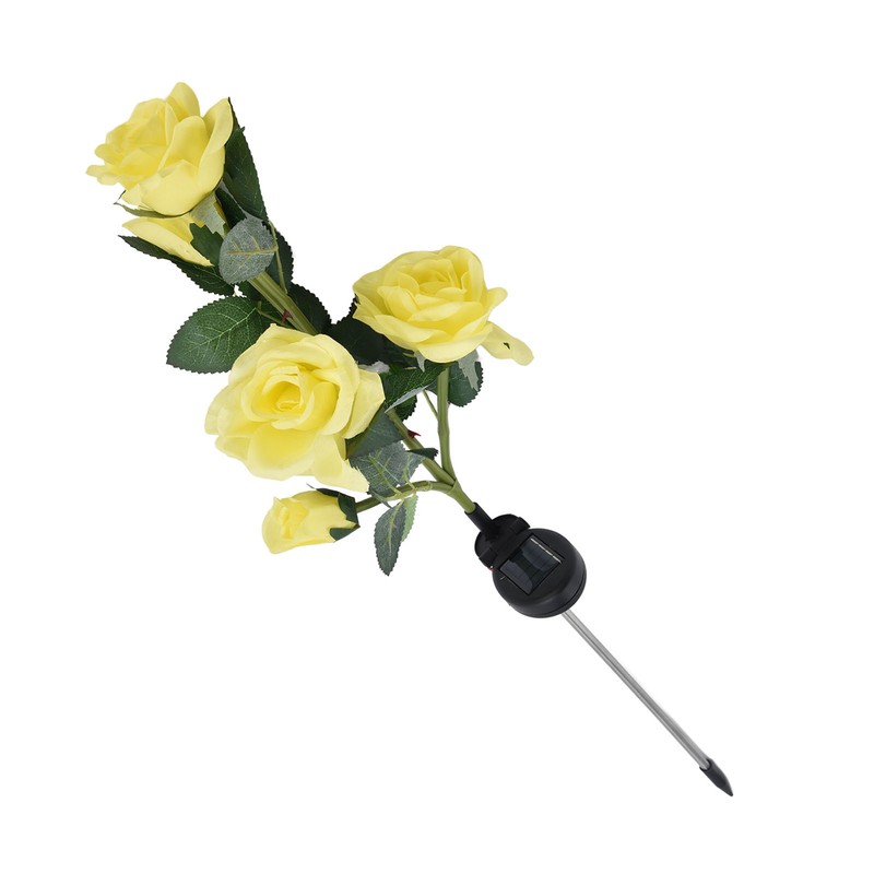 Solar Flowers Solar Cell Panel Intelligent Light Control Waterproof Function