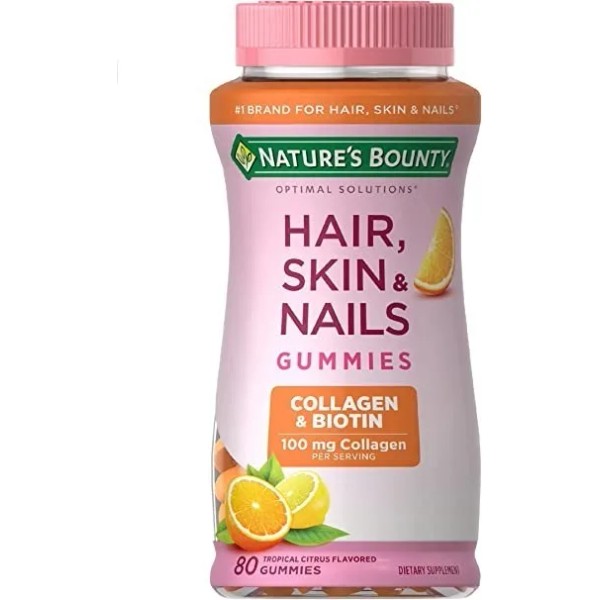 Nature's Bounty, Soluciones Óptimas®, Gomitas para el Cabello, la Piel