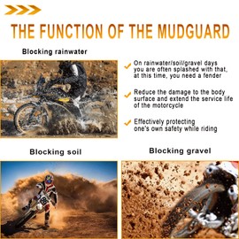 Motorcycle Front Mudguard Extender Extension Compatible with Harley Pan America 1250 Special 1250 2021-2023 Mudguards Splash Guard