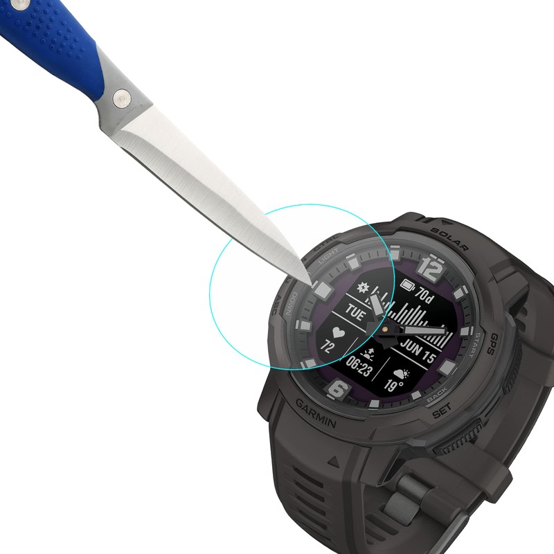 Mr.Shield Screen Protector compatible with Garmin Instinct Crossover Tactical Solar/Instinct
