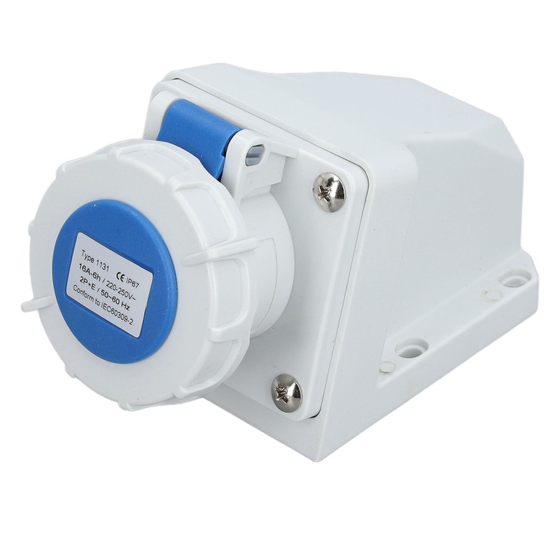 Industrial Power Connector IP67 Waterproof Dustproof 3 Core 16A 2P+E