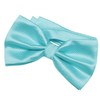 DonDon Men's Bow Tie and Pocket Square Tied and Adjustable