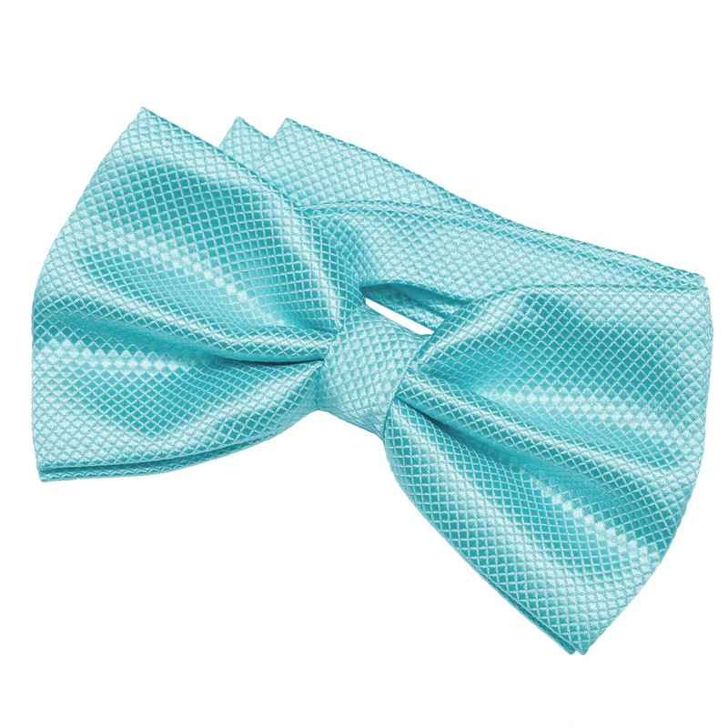 DonDon Men's Bow Tie and Pocket Square Tied and Adjustable
