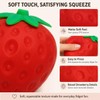 Jumbo Strawberry Squishy for Stress Relief, Slow Rising Big Fruit