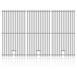 Adviace Grill Parts for Kitchenaid 740-0780 720-0745B 720-0745 720-0745A 810-0021, Stainless Steel Grates Replacement for Kitchenaid 740-0780 4-Burner Built-in Propane Gas Grill