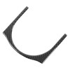Central Armrest Cup Holder Trim Strip Carbon Fiber Interior Decoration