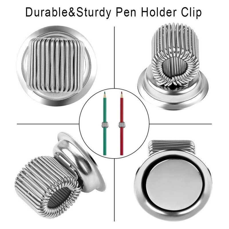 Pen Holder Magnetic Pack of 10 Stainless Steel Magnetic Pen