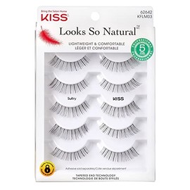 Kiss Looks So Natural Lashes Sultry 5 Pairs (Pack of 2)