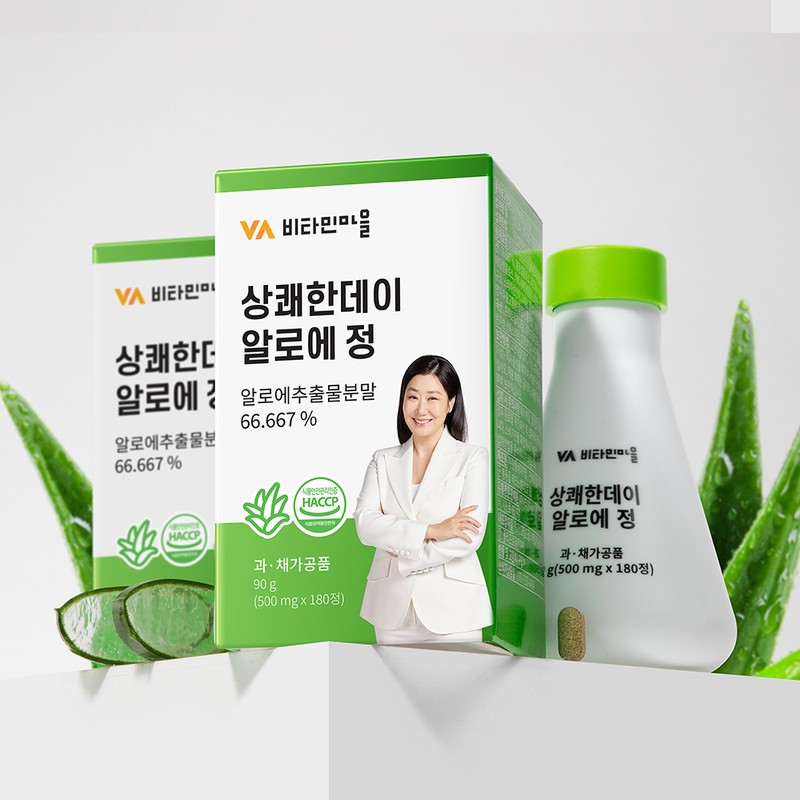 Vitamin Village [12-month supply] Vitamin Village Refreshing Day Aloe Tablets,
