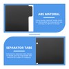 5 Sheets tag labels binders binder clips binder paper dividers