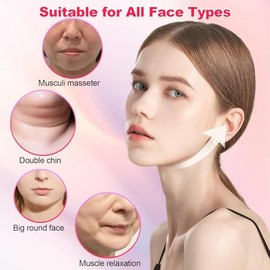 Lifting de cara Correa, Cinta de Lifting Facial V Lifting Facial Mask V Línea delgada cara Cinturón Chin Lift Máscara para Hombres y Mujeres, Doble Ch