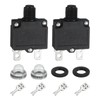 sourcing map 2PCS 10A Thermal Circuit Breakers, 125/250V AC,32V DC