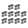 sourcing map 12Pcs #40 Chain Master Connector Link Roller, 1/2"