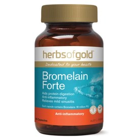 Herbs of Gold Bromelain Forte 60vcaps