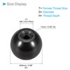 CoCud Duroplast Ball Knobs M6 Internal Thread 25 mm Diameter