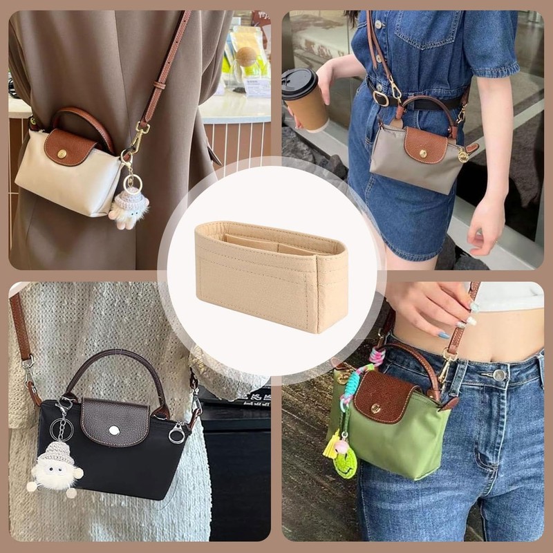 Purse Organizer Insert,Handbag Storage Bag,Processing Inner Pocket,Multi-pocket Storage Compartment,Fits Mini