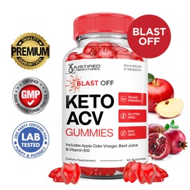 Justified Laboratories (5 Pack) Blast Keto ACV Gummies Advanced Formula 1000MG Blast Keto Gummies Apple Cider Vinegar Formulated with Pomegranate Beet Juice Powder B12 Vegan Non GMO 300 Gummys