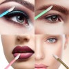 Lip Brush Glitter Desechable Pestañas Labios Microblanding F