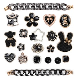 designer bling gold shoe charms for boys women girls teens Diamond accessories Women's Diamond Jewelry Accessories for Teen Kids Boys kids