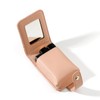 Wabilu Estuche de maquillaje portátil para pintalabios con espejo para