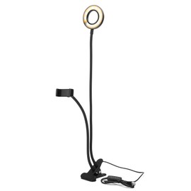 Folding LED Light High Brightness Tattoo Lamp Adjustable Clip On Nail Art Lamp(Black )