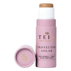 Protector Solar Teia Skincare Barra Fps Tono Bronceado