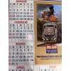 1981 Seaboard System Chessie CSX Railroad Calendar 7” X 9”