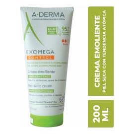Crema emoliente A-derma Exomega Control Piel Con Tendencia Atópica 200ml