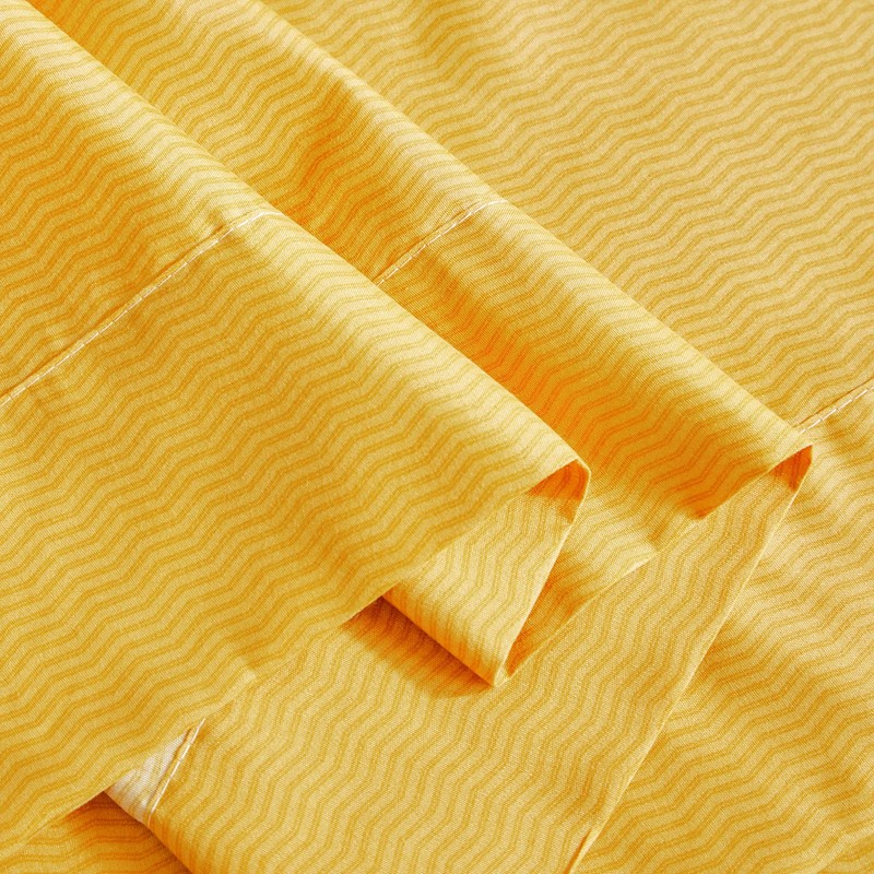 Yellow Floral Comforter Sheet Set Bed in a Bag 6