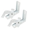 EMSea Pack of 2 Venetian Blind Swivel Brackets Face-Fix Metal