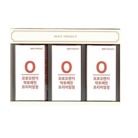Body Project Moro Orange Lactoferrin Premium Tablet Set 1000mg 60 tablets x 3 packs / 바디프로젝트 모로오렌지 락토페린 프리미엄정 세트 1000mg 60정 x 3개입