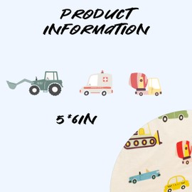 Upfirst 9PCS Watercolor Transportation Wall Decal