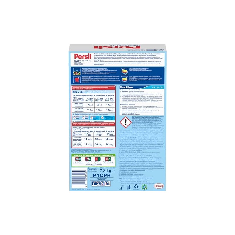 Persil Professional Color Detergent Powder (130 Loads | 17.2 lbs