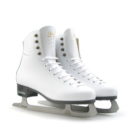 SKATE GURU Botas Model: Dagmar Figure Ice Skates/Size: Women's 10 Bundle with Skate Guards