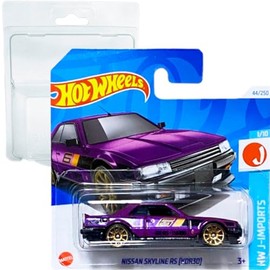 Hot Wheels Nissan Skyline RS [KDR30] HW J-Imports 1/10 (44/250) HTC40 2024 + Short Card Protector Frikimonkey