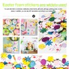 Wishstar 300 Pieces Foam Rubber Stickers Easter, Glitter Foam Stickers
