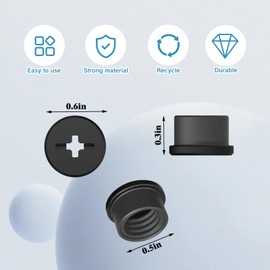 YAFIYGI 6 Pcs Football Helmet Parts Bladder Valve Screws Kit Quick Release Accessories Tool for Youth High Impact Resistant Valve Caps Replacement for Football Helmets Full Set for Adult