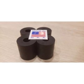 ALL ABOUT RUBBER  RUBBER SPACER HIGH GRADE 1" THK X 1 OD X 3/8" ID (50 PC PACK) MADE IN AMERICA