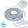 tecuro Tap rosette chrome-plated brass diameter 22 mm x diameter