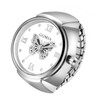 JewelryWe Ring Watch Finger Watch Elastic Butterfly – Women's Analogue
