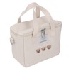 Diaper Shoulder Bag Oxford Cloth Large Capacity Embroidery Bear Pattern
