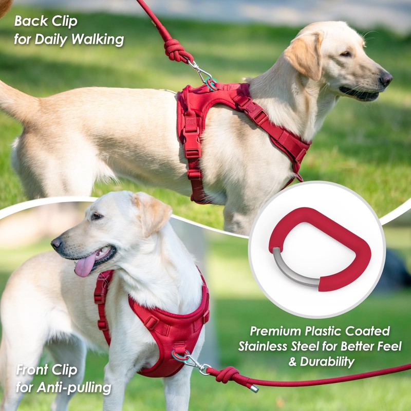 Sunraymascota No Pull Dog Harness, Puppy Vest with Front Clip