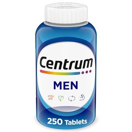 Centrum Multivitamin for Men, Multivitamin/Multimineral Supplement with Vitamin D3, B Vitamins and Antioxidants, Gluten Free, Non-GMO Ingredients - 25
